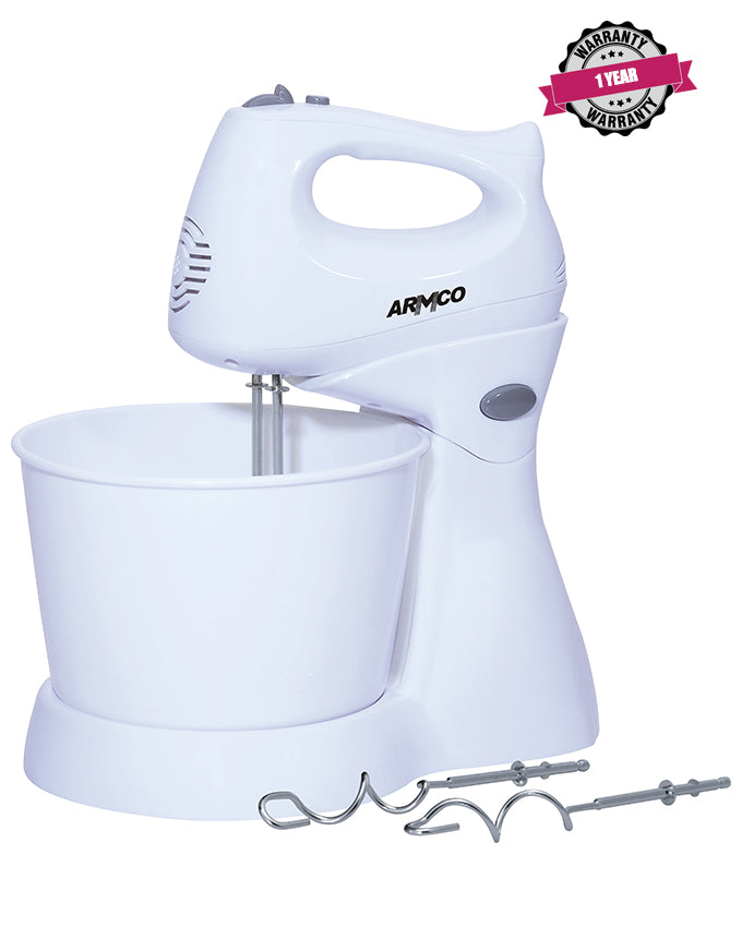 ARMCO ABH-700XW - Hand Mixer with Rotating Bowl, 200W, 5 Speed with Turbo