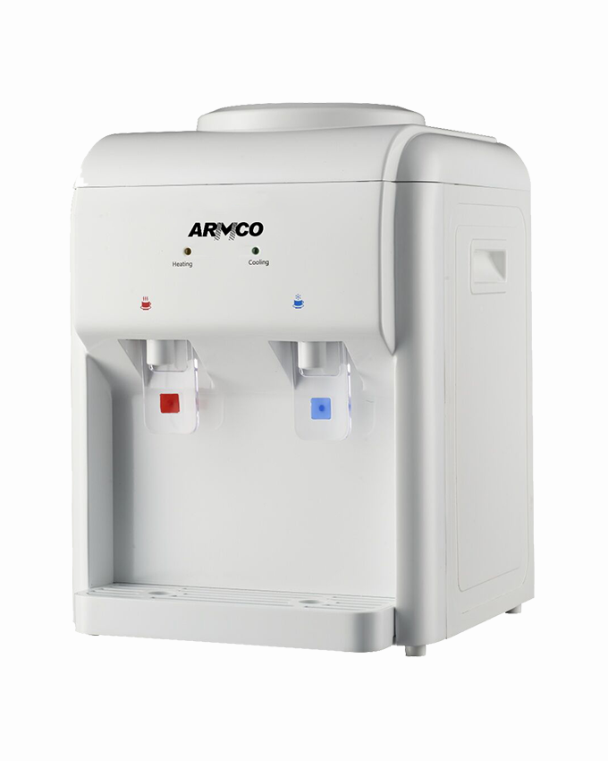 AD-14THN-LN1(W) Table Top Water Dispenser, Hot & Normal, Dry Burning prevention, Automatic Temp. Control, Superior Quiet Design, Energy Saving with Low power consumption, White.