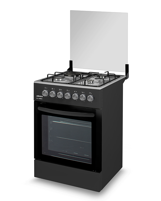 ARMCO GC-F5831FX(BK) - 3Gas, 1 Electric, 58x58 Gas Cooker.