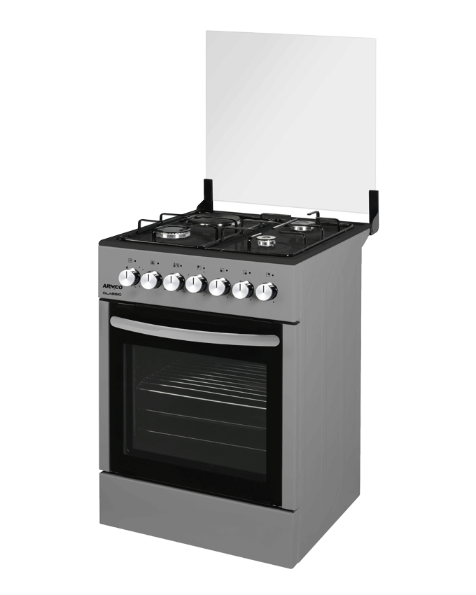 ARMCO GC-F5831FX(SL) - 3Gas, 1 Electric, 58x58 Gas Cooker.