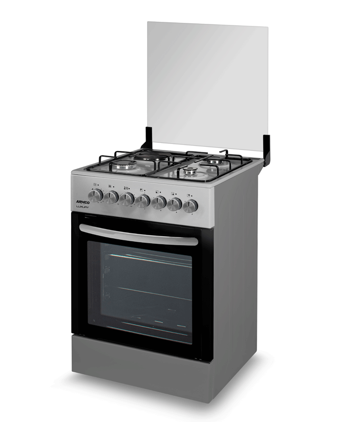 ARMCO GC-F5831JX(SL) - 3Gas, 1 Electric, 58x58cm Cooker with Flame Failure Device
