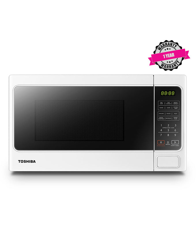 TOSHIBA MM-EG20P(WH) - 20L Digital Microwave Oven, 800W, Grill Power 1000W 