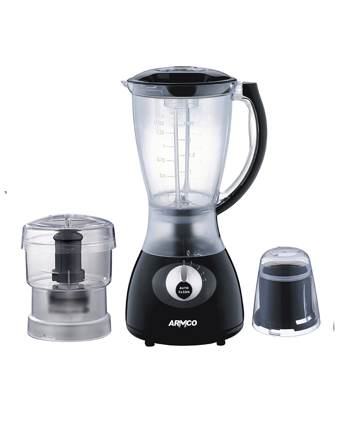 1.5L, 3 in 1, 4 speed with Pulse, Blender, Unbreakable PC Jar, Chopper,Mill,
