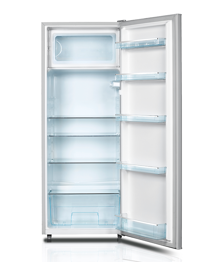 ARF-286G(SL) - Refrigerator (10.0Cu.ft.g) 235L, 1 door, Tempered Glass Shelves, Cool Pack