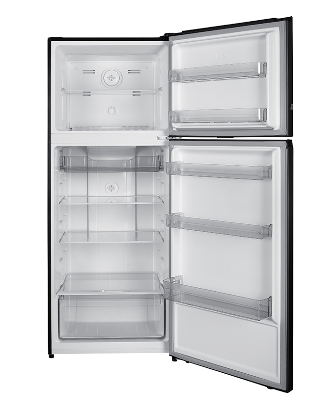 ARF-NF542INV(DS) - 415L, 2 doors reversible, LED Interior Lamp, External Display Control Panel, Multi Air Flow, Tempered Glass Shelves, Fresh Drawer, Crystal Vegetable Crisper with intelligent Humidity Controller, Super Energy Efficient, Dark Silver.
