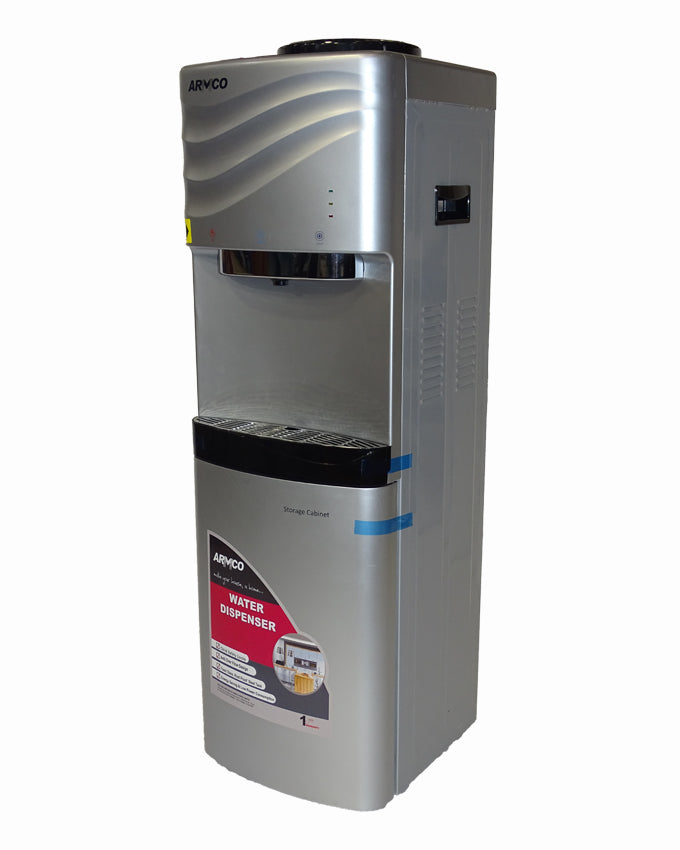 ARMCO AD-17FHNC(S) - 16L 3 Tap Water Dispenser, Hot, Normal & Cold, Silver.