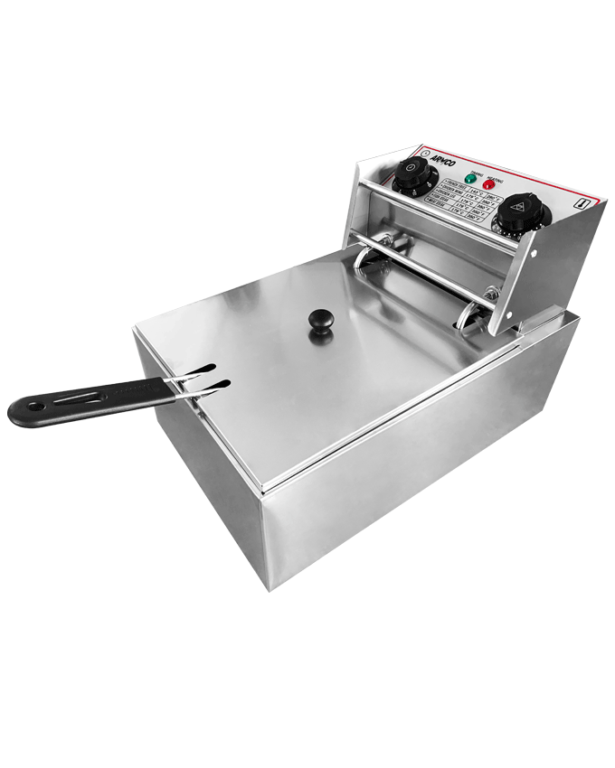 ARMCO ADF-S60(SS), 6.0L Stainless Steel housing Deep Fryer, 2500W.