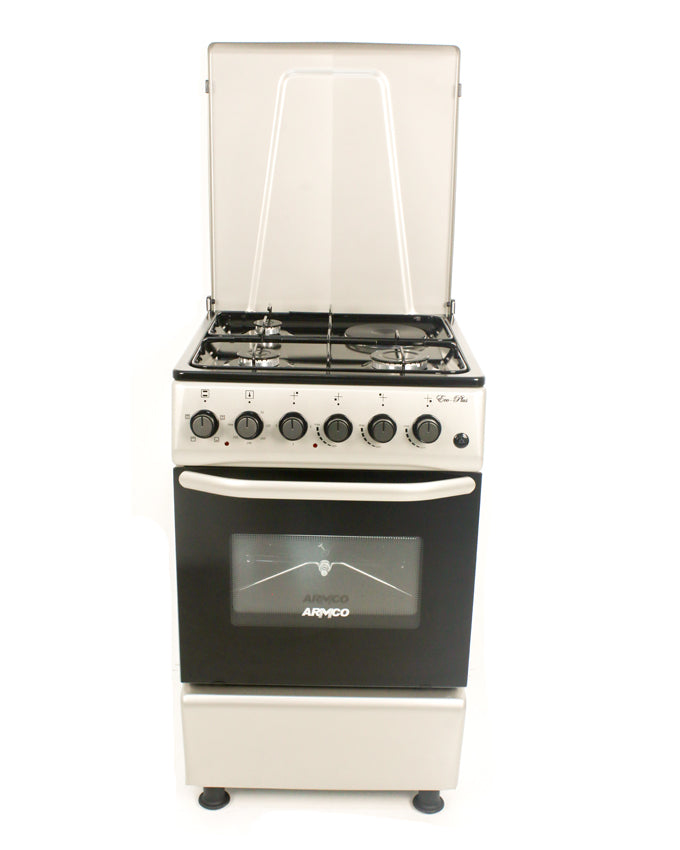 ARMCO GC-F5531PX(SL) - 3 Gas, 1 Electric, 50x50 Gas Cooker.