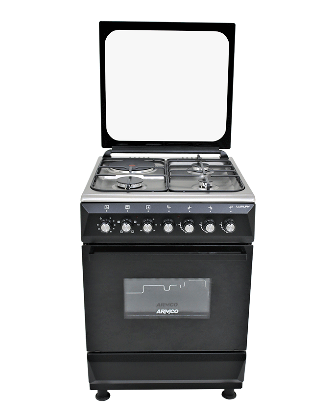 ARMCO GC-F6631JX(BK) - 3 Gas, 1 Electric, 60x60 Gas Cooker.
