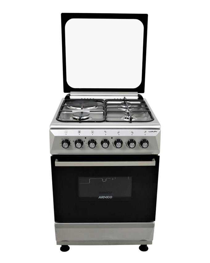 ARMCO GC-F6631JX(SL) - 3 Gas, 1 Electric, 60x60 Gas Cooker.
